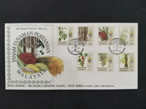 1986 First Day Cover Malaysia - Agro-Based Products of Malaysia-Penang - Picture 1 of 2