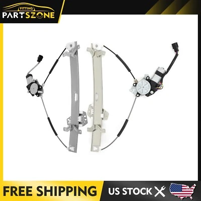 For Honda Accord 4-Door 2003-2007 Pair Front Power Window Regulator w/o Motor - Image 1 of 4
