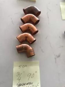 Lotto sfuso raccordi in rame assortiti - Foto 1 di 11
