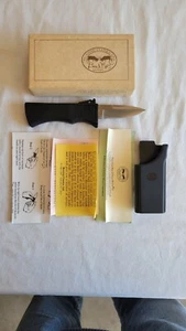 Collectible Rare Benchmark Knife Rolox Drop Point Blade USA w/ Case & Box - Picture 1 of 16