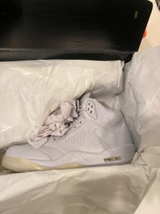 Size 11.5 - Air Jordan 5 Retro Premium Pure Platinum - Picture 1 of 8
