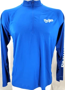NEW Los Angeles LA Dodgers Columbia Terminal Tackle 1/4 Zip LS Shirt Men's S - Picture 1 of 8