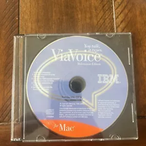 ViaVoice Millennium Edition - For Mac IBM Via Voice CD Only - Picture 1 of 1