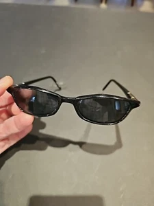 MCM Vintage 60s Mod Black Sunglasses JAPAN Quality Cool EUC 51 18 139 MM-734 - Picture 1 of 13