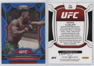 2023 Panini Chronicles UFC Certified Blue /99 Sodiq Yusuff #235
