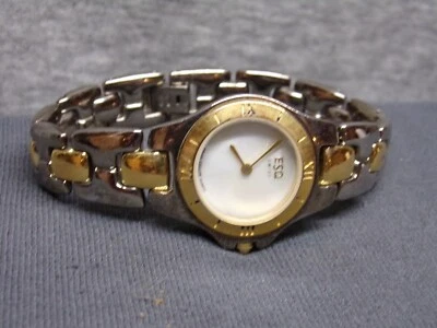Women's Swiss ESQUIRE Two-Tone Watch w/ New Battery - Works Great! - Image 1 of 4