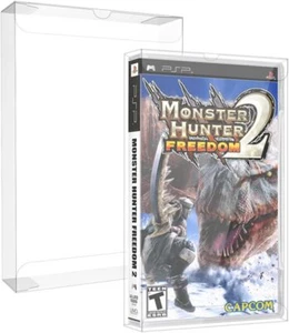 10x SONY PSP GAME CLEAR PROTECTIVE BOX PROTECTOR SLEEVE CASES DISPLAY BOX - Picture 1 of 7