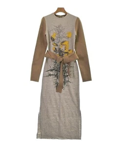 Loewe Linen Wool Floral Print Knit Dress - Picture 1 of 8