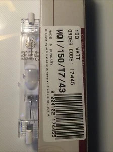 12 GE MQI/150/T7/43 Double Ended 150W HID Lamp New - Picture 1 of 3