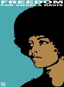 Poster print.Interior design.Angela Davis Freedom.Black Panther.6201 - Picture 1 of 1