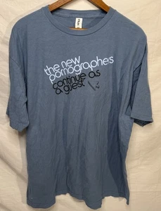 Neu Pornographen Band T-Shirt Herren XL Continue As A Guest Tour 2023 blau 2-seitig - Bild 1 von 10