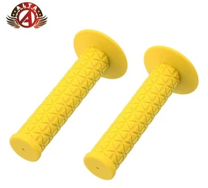 ALTA Triangle Bicycle 124mm Grips 7/8” Handlebar Yellow Classic Durable BMX Grip - Picture 1 of 1