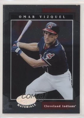 2001 Leaf Certified Materials Omar Vizquel #100 - Image 1 of 2