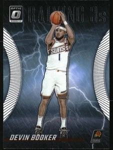 2023-24 Panini Donruss Optic Raining 3s Devin Booker #17 - Picture 1 of 2