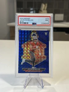 2024 Panini Mosaic Jalen McMillan Blue Prizm  /99 RC #373 PSA 9! POP 1! 🔥 - Picture 1 of 2