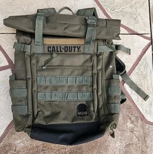 Call Of Duty Verde Rolltop Mochila Táctica Bolso Verde Juego Militar - Imagen 1 de 17