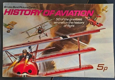 Brooke Bond Picture Cards History of Aviation Complete Set In Album - Image 1 of 2