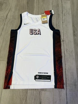 Nike команда США Олимпийских игр баскетбол белый Джерси FV5517-100 мужской размер S 40 - Изображение 1 из 4