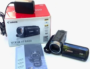 Canon Vixia HF R400 53x videocamera digitale HD zoom avanzato nera con scheda SD da 16 GB - Foto 1 di 12