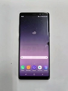 samsung note 8 unlocked Clean Esn Cracked Screen Works And Back FREE SHIPPING - Picture 1 of 6