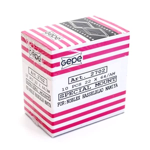 Gepe 2702 Panorama-Diahalterungen für Mittelformat 22x64mm Xpan mit AN-Glas - Bild 1 von 7