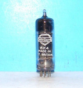 6X4 EZ90 radio audio Mullard vintage amplifier vacuum tube valve Britain 6202 - Picture 1 of 3
