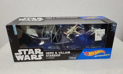 Hot Wheels Starships Star Wars Hero And Villain Starship 4-Pack Brand New - Image 1 of 4