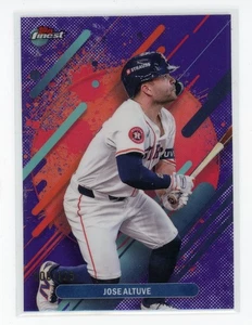 2025 Topps Finest Jose Altuve Purple Refractor #006/125 (RC) - Picture 1 of 1