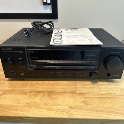 Kenwood KR-V6060 Receiver HiFi Stereo Vintage Home Audio w/ Remote Tested Bundle - Image 1 of 4