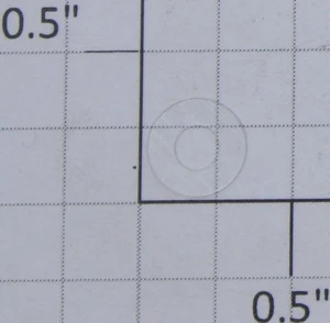 Lionel 6-Y1323-23 9 mm D.O. Lavadora de plástico transparente (24) - Imagen 1 de 1