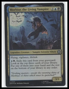 🩸 MTG Marvel’s Spider-Man Morbius, the Living Vampire Foil – Rare 🩸 - Picture 1 of 2