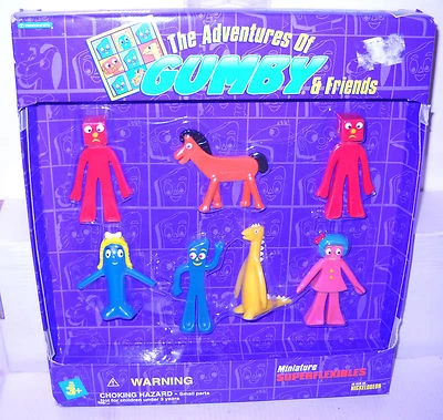 Superflexies miniatura #8193 Trendmasters The Adventures of Gumby & Friends en caja original Foto 1 de 2