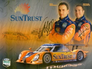 Tarjeta Grand Am Hero 2008 Suntrust Racing Pontiac DP firmada Angelelli Valiante - Imagen 1 de 1