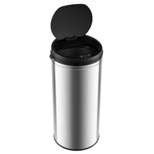 8-Gallon Stainless Steel Motion Sensor Trash Can Kitchen Home Office Waste Bin - Picture 1 of 3