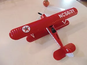 ERTL Die-Cast Wings Of Texaco JC Penny's Coin Bank 1931 Stearman Biplane - Picture 1 of 6