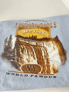 Babyblau Large Authentic Niagara Falls New York weltberühmtes Shirt - Bild 1 von 4