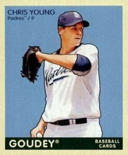 2009 Upper Deck Goudey Mini Green Back #167 Chris Young San Diego Padres