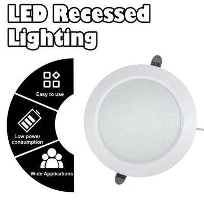 Downlight Techo LED 6W-32W 220V 240Vv Blanco Fresco Neutro 6000k 4000k Decorativo Foto 1 de 4