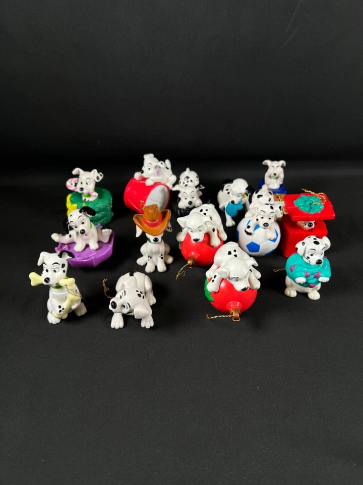 Lot Of 14 Various Disney 101 Dalmatians Ornaments Christmas home decor rare Vntg - Image 1 of 4
