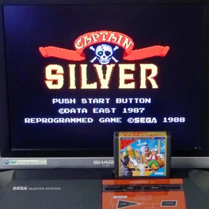 CAPTAIN SILVER Cart Only Sega mark III Japan Import MASTER SYSTEM mk3 Arcade   - Picture 1 of 2