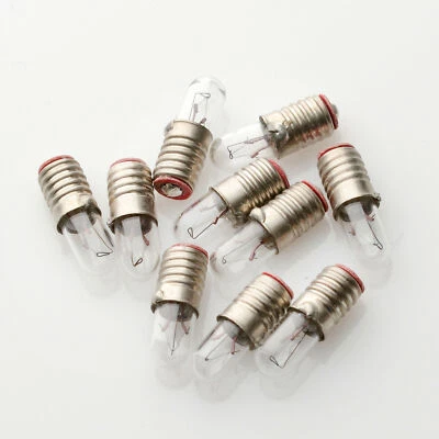 10 x E5,5 12V 50mA 0,6W Gewinde Sockel Birne Lampe / Lamp Bulb - Bild 1 von 3