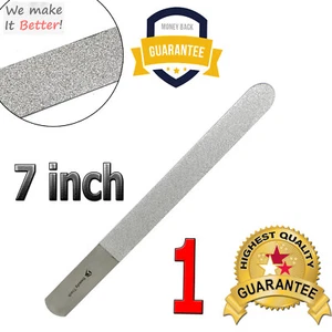 Doppelseitige Nagelfeile 7 Zoll Diamant Deb grobe Oberfläche gerade Feile Maniküre Werkzeuge - Bild 1 von 2