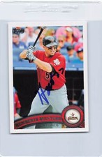 2011 Topps # US156 Humberto Quintero Astros Signed Auto *J3499