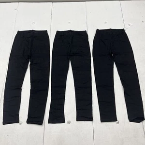 Gap Kids Black Organically Grown Cotton Leggings 3-Pck Big Kid Girl Size S (6-7) - Picture 1 of 6
