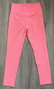 Bright Pink Women Legging Style Trouser Booty Shaping Stretchable Size XL - Bild 1 von 3