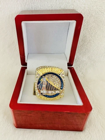 Golden State Warriors Latest Championship Ring W Box, 🇺🇸 SHIP Stephen Curry Cover