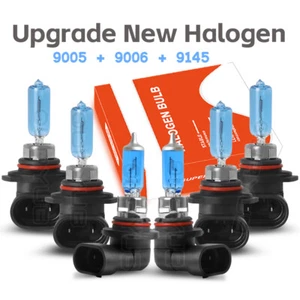 For 2003 2004 2005 Toyota 4Runner - Headlight Hi-Lo + Fog Light Bulbs Kit 4200K - Picture 1 of 15