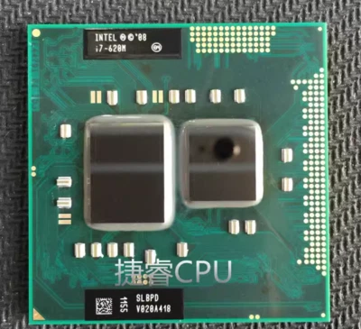 Intel Core i7-620M 2.66GHz Dual-Core Mobile Laptop CPU SLBPD Socket G1 - Image 1 of 4