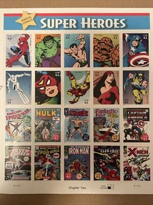 US Postage Stamps 2006 ~ MARVEL COMICS SUPER HEROES ~ CHAPTER 2 (20 Stamps) MINT - Picture 1 of 6