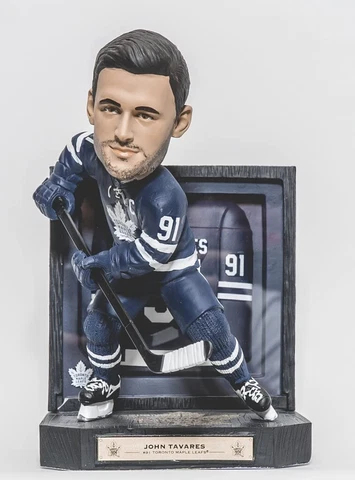 John Tavares Toronto Maple Leafs Framed Showcase Bobblehead Knocker Bobble Head Cover
